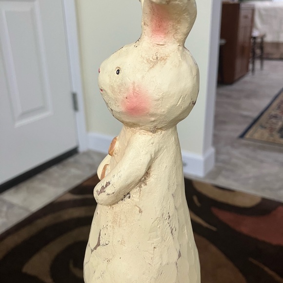 VINTAGE JIM SHORE TALL RABBIT ON EGG ENESCO HEARTWOOD CREEK COLLECTION  c2001 - Picture 4 of 16